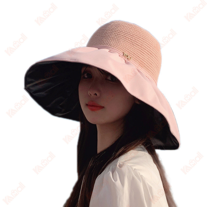 ladies gentle pink summer hats